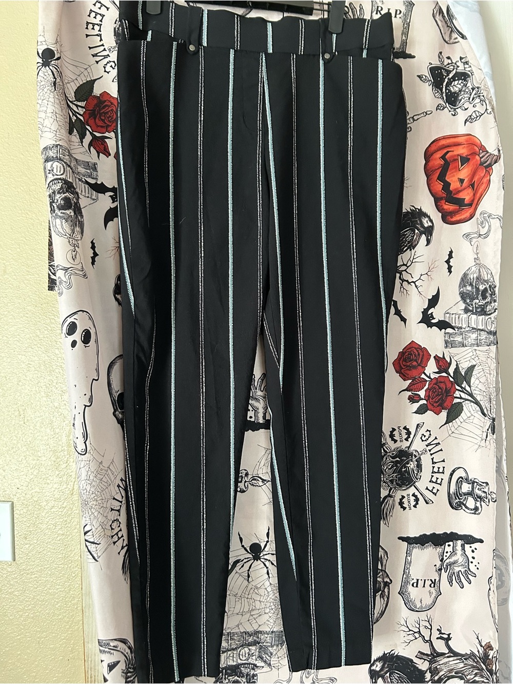 Maurice’s High-Waist Black Pinstripe Tapered Pants - Women's
